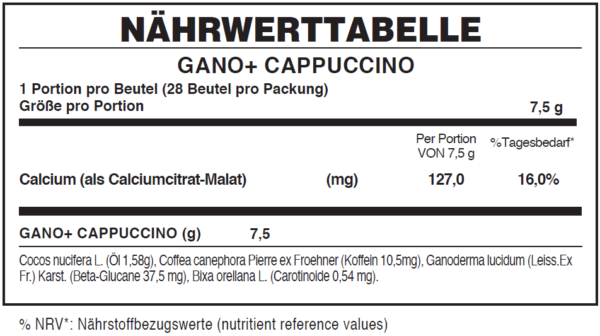 FUXION CAPPUCCINO
